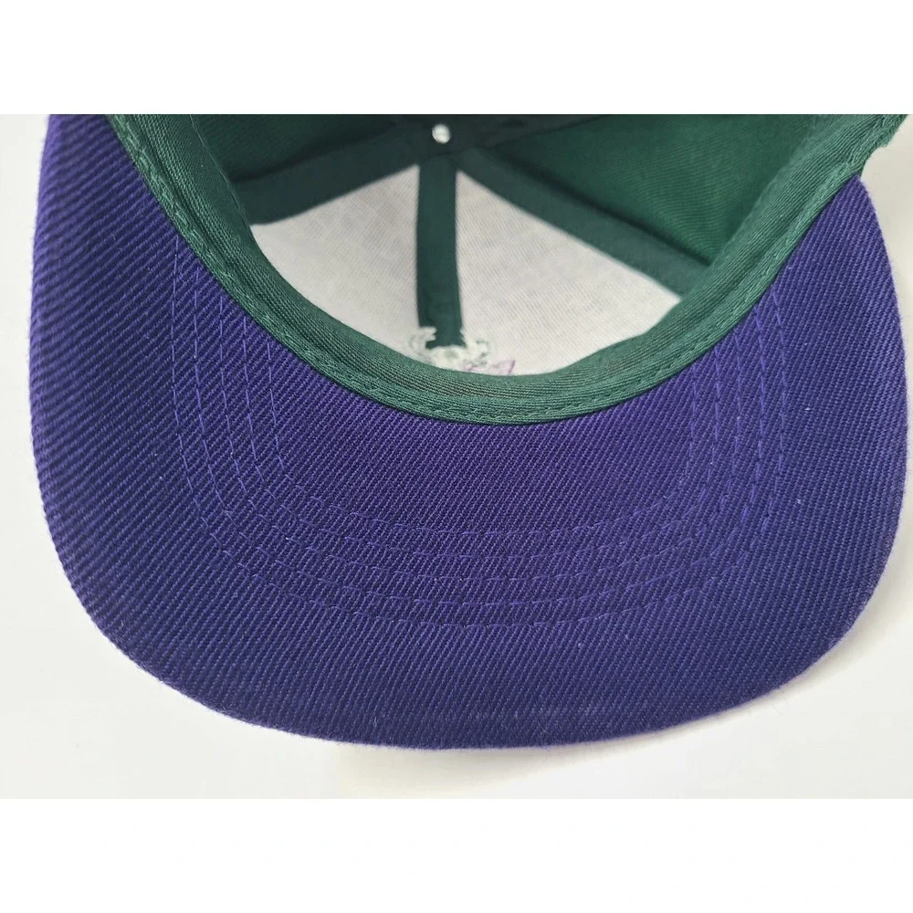 Vintage Milwaukee Bucks Logo Athletic Strapback Adjustable Hat Cap Wool‎ Blend